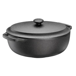 Gjutjärnsgrytor|Grytor-Skeppshult Gjutjärn Skeppshult gryta oval med järnlock, 4 l