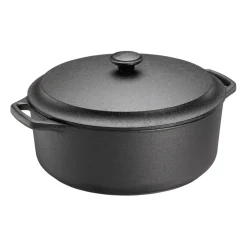 Skeppshult gryta rund med järnlock, 5,5 L^Skeppshult Gjutjärn New