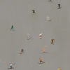 Skiers poster 40x50 cm, Grå^Fine Little Day Online