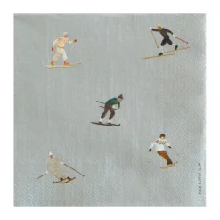 Servetter-Fine Little Day Skiers servett 25-pack, Grey