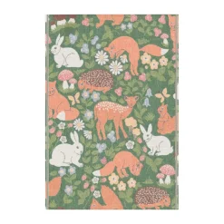 Barnfiltar|Barnfiltar-Ekelund Linneväveri Skogslek babyfilt 72x105 cm, Multi