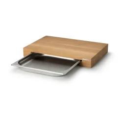 Skärbrädor-Continenta Skärbräda ek med 1 bleck, 27x39 cm