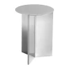 Avlastningsbord & Sidobord-HAY Slit high sidobord Ø35 cm, Mirror polished steel