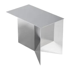Slit Oblong sidobord 27,5x49 cm, Mirror polished steel^HAY Discount