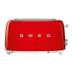 Brödrostar-Smeg 50's Style brödrost 4x4 skivor, Röd