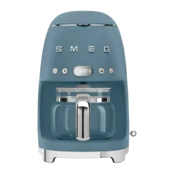 Kaffemaskiner-Smeg 50's Style kaffebryggare 10 koppar, Matt storm blue