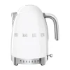 50's Style vattenkokare med variabel temperatur 1,7 L, Vit^Smeg