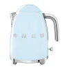 50's Style vattenkokare 1,7 L, Pastell blå^Smeg Discount