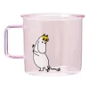 Muminmuggar-Muurla Snorkmaiden glasmugg 35 cl, Rosa