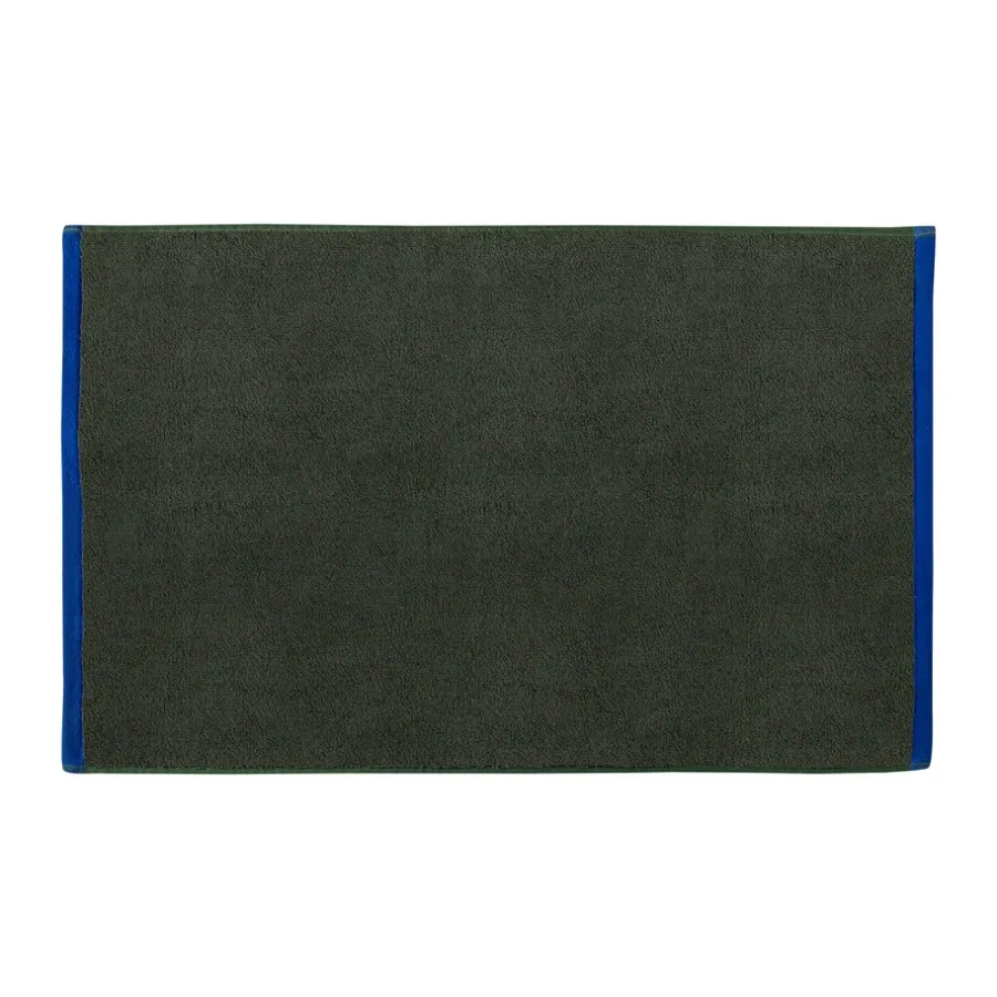 Soft badrumsmatta 50x80 cm, Dark olive-light blue^Mette Ditmer Best