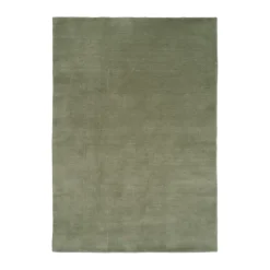 Bomulls- & Trasmattor|Ullmattor-Classic Collection Solid matta, Grön, 250x350 cm