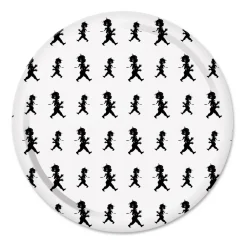 Solstickan bricka Ø38 cm, Vit^Solstickan Design Hot