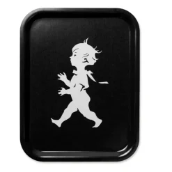 Solstickan bricka 28x36 cm, Svart^Solstickan Design Outlet