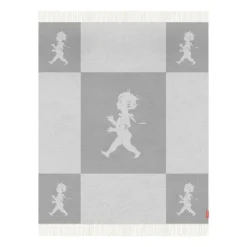 Solstickan pläd marinoull 130x170 cm, Ljusgrå^Solstickan Design New