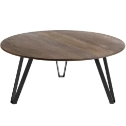 Space soffbord Ø90 cm, Rökt ek^MUUBS Best