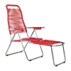Sittmöbler·Solstolar & Solsängar|Solstolar & Solsängar-Fiam Spaghetti solstol med fotstöd, Red