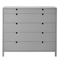 Byråer & Hurtsar|Byråer & Hurtsar-1898 Square byrå 5 lådor, Grå