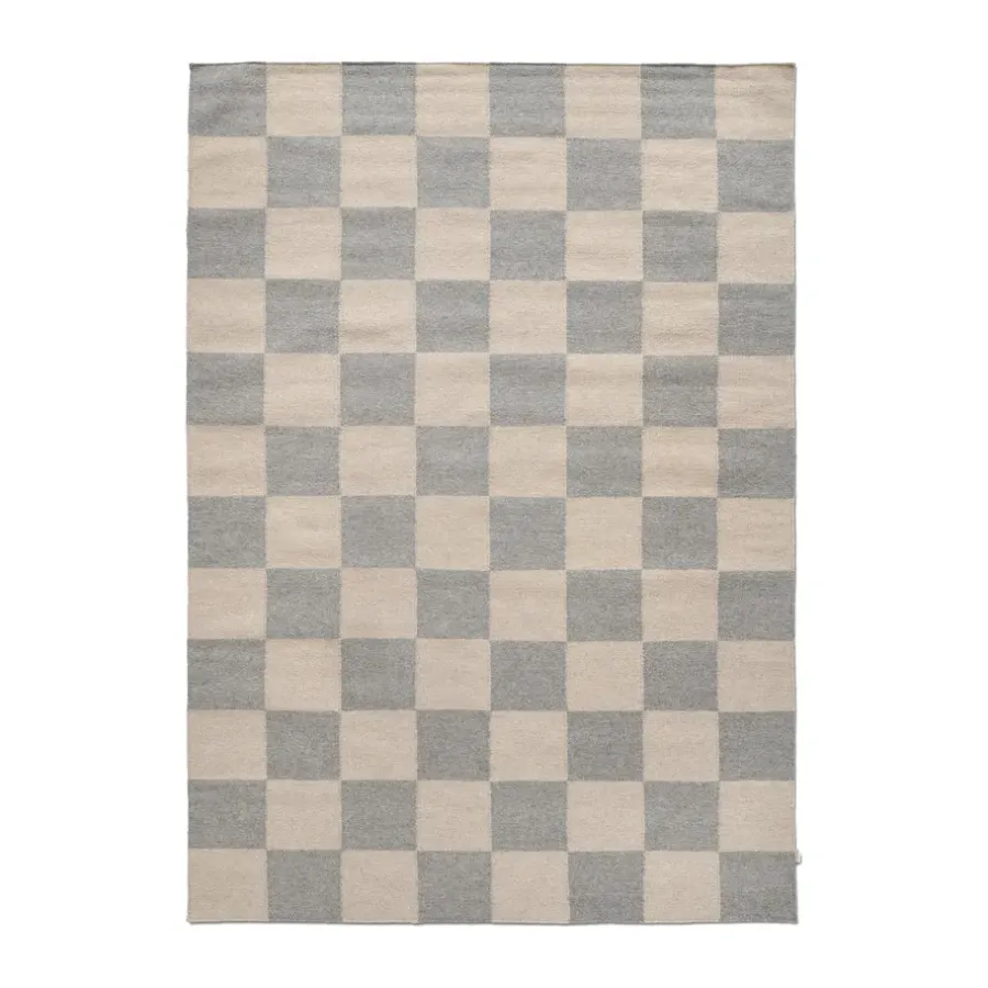 Squares matta, Grå-beige, 250x350 cm^Classic Collection Discount