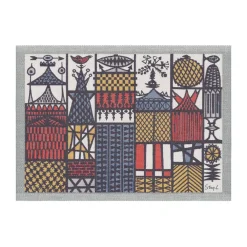 Stadsdel bordstablett 35x48 cm, Multi^Ekelund Linneväveri Clearance