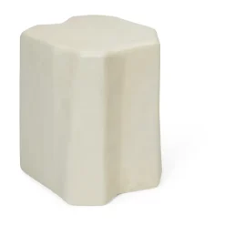 Sittmöbler·Utomhuspallar & Barstolar Utomhus|Utomhuspallar & Barstolar Utomhus-Ferm Living Staffa pall, Ivory