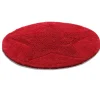 Star matta rund, röd^Etol Design Best