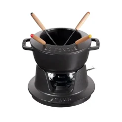 Övriga Kokkärl-STAUB fondueset 1,1 l, svart