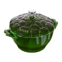 Gjutjärnsgrytor|Grytor-STAUB La Cocotte gryta kronärtskocka 3 L, Basilikagrön