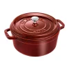 Gjutjärnsgrytor|Grytor-STAUB La Cocotte rund gryta gjutjärn 3,8 L, Grenadinröd