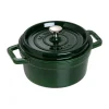 La Cocotte rund gryta gjutjärn 2,6 L, Basilikagrön^STAUB Online
