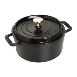 La Cocotte rund gryta gjutjärn 1,7 L, Svart^STAUB