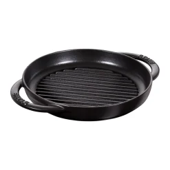 Pure grillpanna gjutjärn rund svart, Ø22 cm^STAUB Clearance