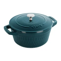 Gjutjärnsgrytor|Grytor-STAUB Twister La Cocotte gryta 4 L, La Mer