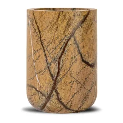 Vinkylare & Champagnekylare-Sagaform Sten vinkylare Ø12,5 cm, Brun skogsmarmor