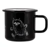 Stinky emaljmugg 37 cl, Svart^Muurla