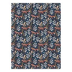 Tyger & Metervaror|Vaxdukar-Arvidssons Textil Stjärnspeja vaxduk, Mörkblå