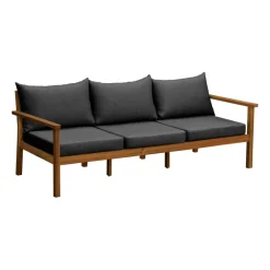 Trädgårdssoffor & Trädgårdsbänkar|Balkongmöbler·Balkongsoffor-1898 Stockaryd soffa 3-sits, Teak