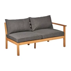Loungemöbler·Loungesoffor|Loungesoffor-1898 Stockaryd soffmodul 2-sits vänster, Teak