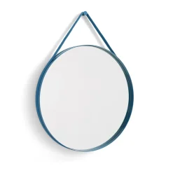 Strap Mirror spegel Ø70 cm, Blue^HAY Discount