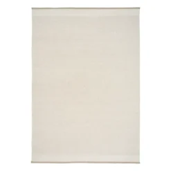Ullmattor-Linie Design Stratum Echo ullmatta, White, 200x300 cm