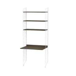 Förvaring För Barnrum-String golvgavel, vit, 200x30 cm, 2-pack