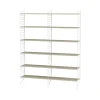 Stringhylla|Hyllor & Hyllsystem-String golvgavel, vit, 200x30 cm, 2-pack