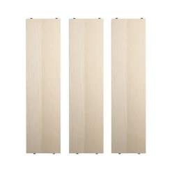 Stringhylla|Hyllor & Hyllsystem-String hyllplan, ask, 78x20 cm, 3-pack