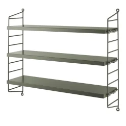 Stringhylla|Hyllor & Hyllsystem-String Pocket hylla sage, Sage (grön)