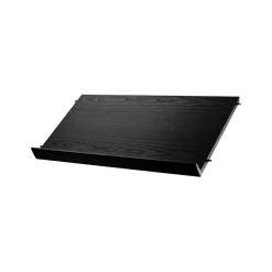 Tidningsförvaring-String tidskriftshylla trä, ask svartbets, 78x30 cm