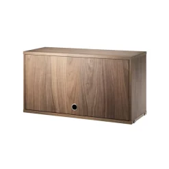 Stringhylla|Skåp & Vitrinskåp-String överskåp, Valnöt, 78x30 cm