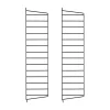 Stringhylla|Hyllor & Hyllsystem-String väggavel, Svart, 75x20 cm, 2-pack