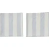 Tygservetter|Tygservetter-OYOY Striped servett 45x45 cm 2-pack, Ice Blue