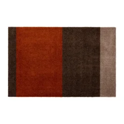Dörrmattor-Tica copenhagen Stripes dörrmatta horisontell, Brown-terrakotta, 60x90 cm