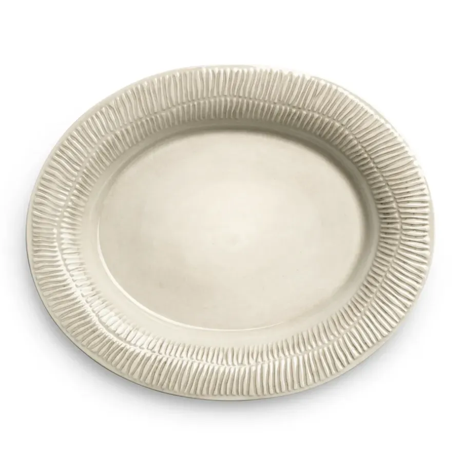 Serveringsfat & Uppläggningsfat-Mateus Stripes fat 30x35 cm, Sand