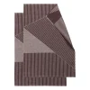 Kökshanddukar|Kökshanddukar-NJRD Stripes kökshandduk 47x70 cm 2-pack, Brun-vit